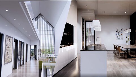 Single family home with roof garden