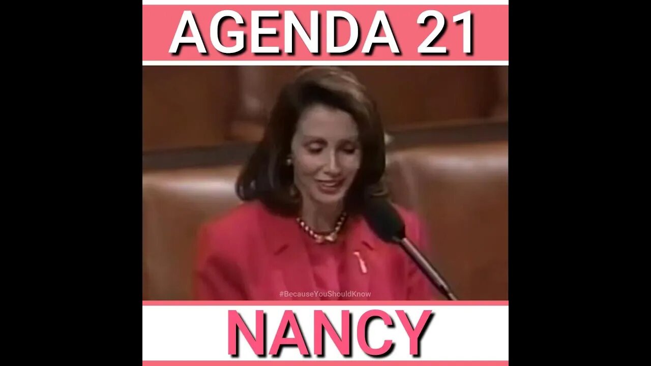 A.... BY ANY OTHER NAME IS STILL A ... NANCY PELOSI (H.CON.RES.353 - 1992) AGENDA 21