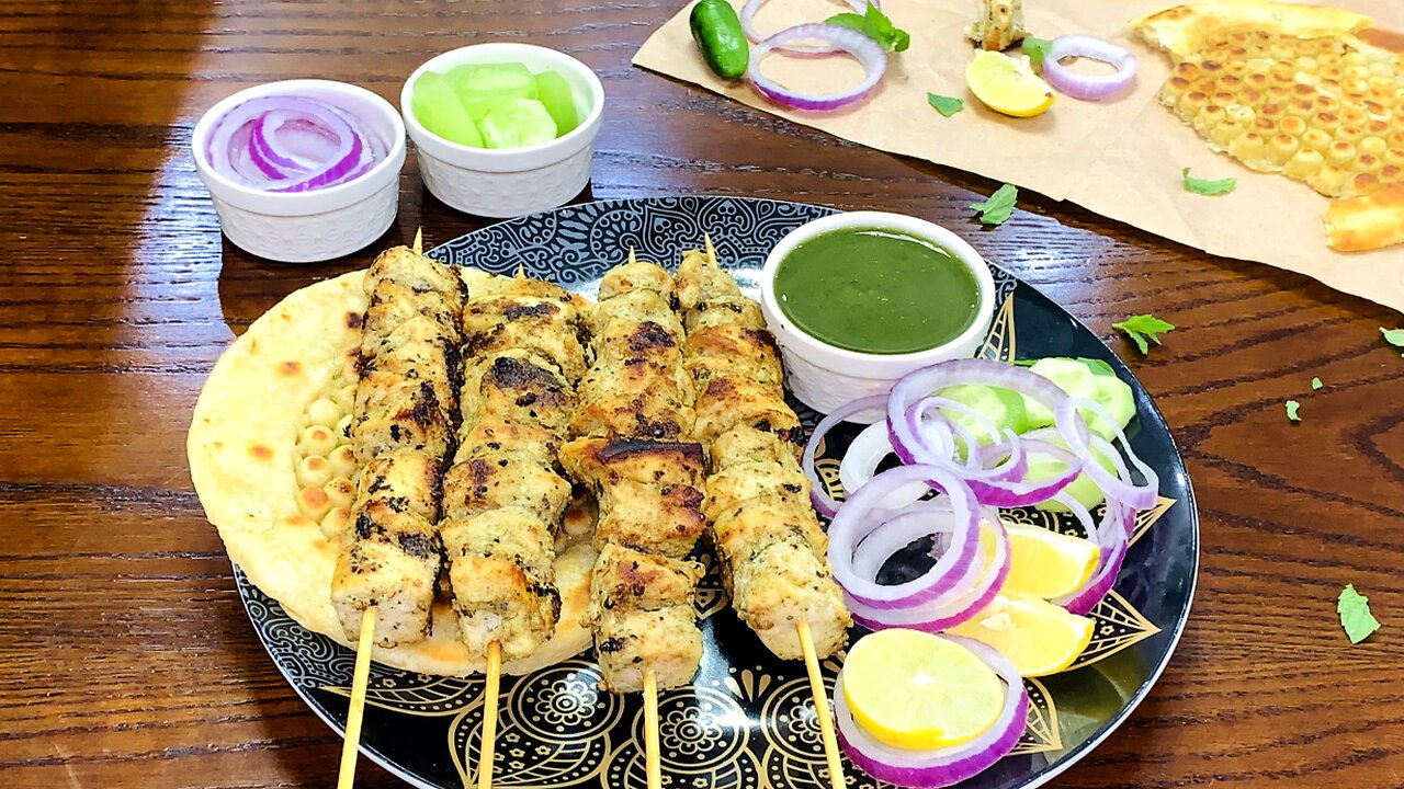 Malai Tikka Boti Recipe | Chicken Malai Tikka Without Oven