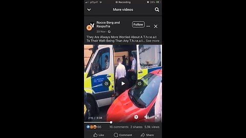 Man with camera asking police