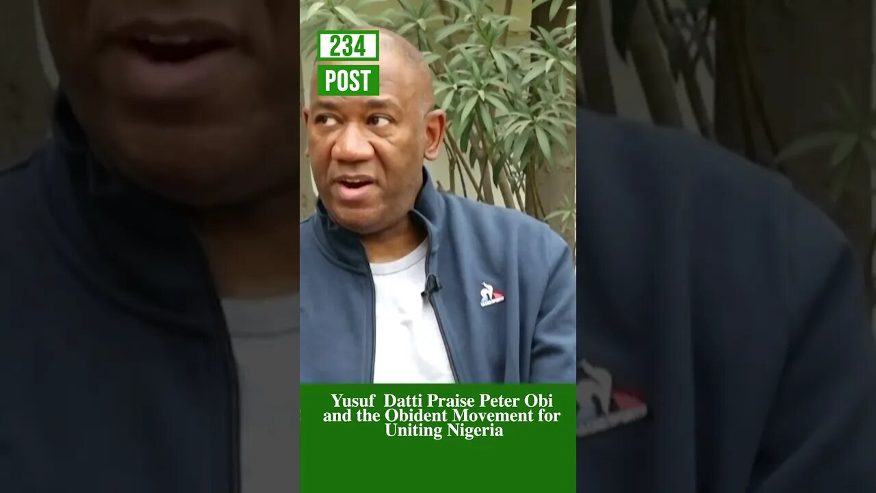 Datti Praise PETER OBI and Obident Movement for Uniting Nigerians #shortvideo