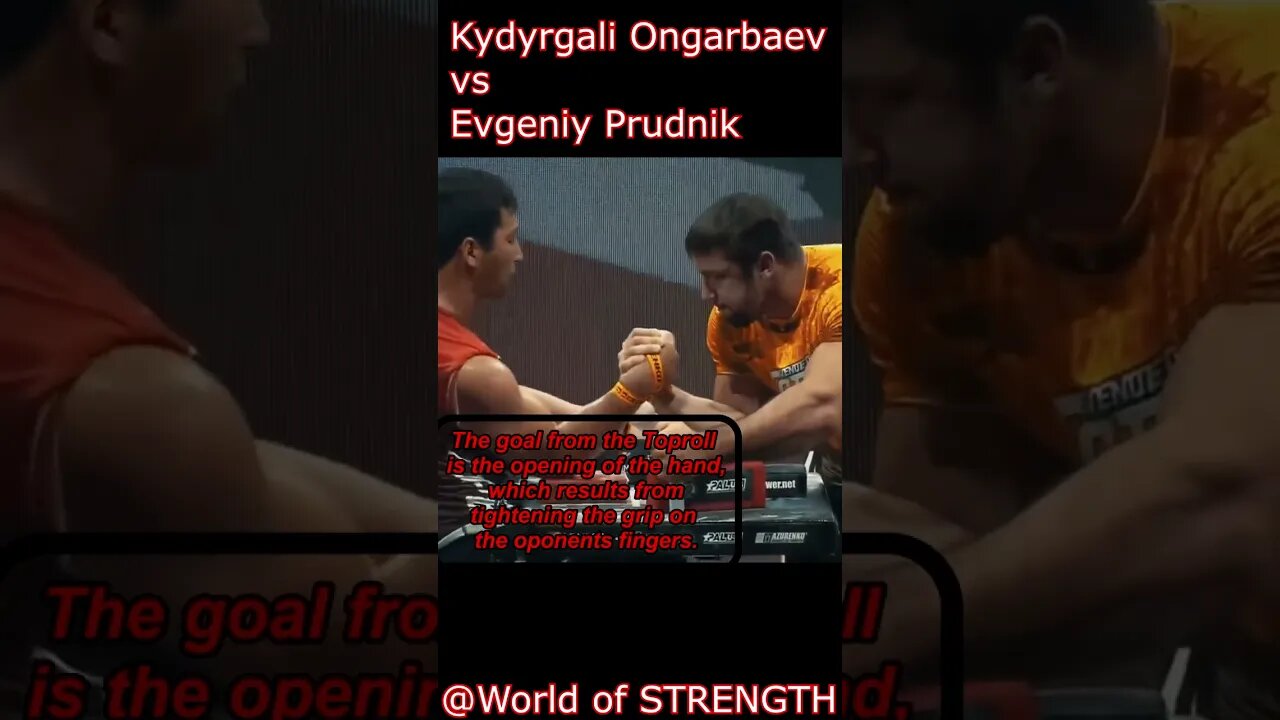 The Armwrestling World Champion Kydyrgali Ongarbaev