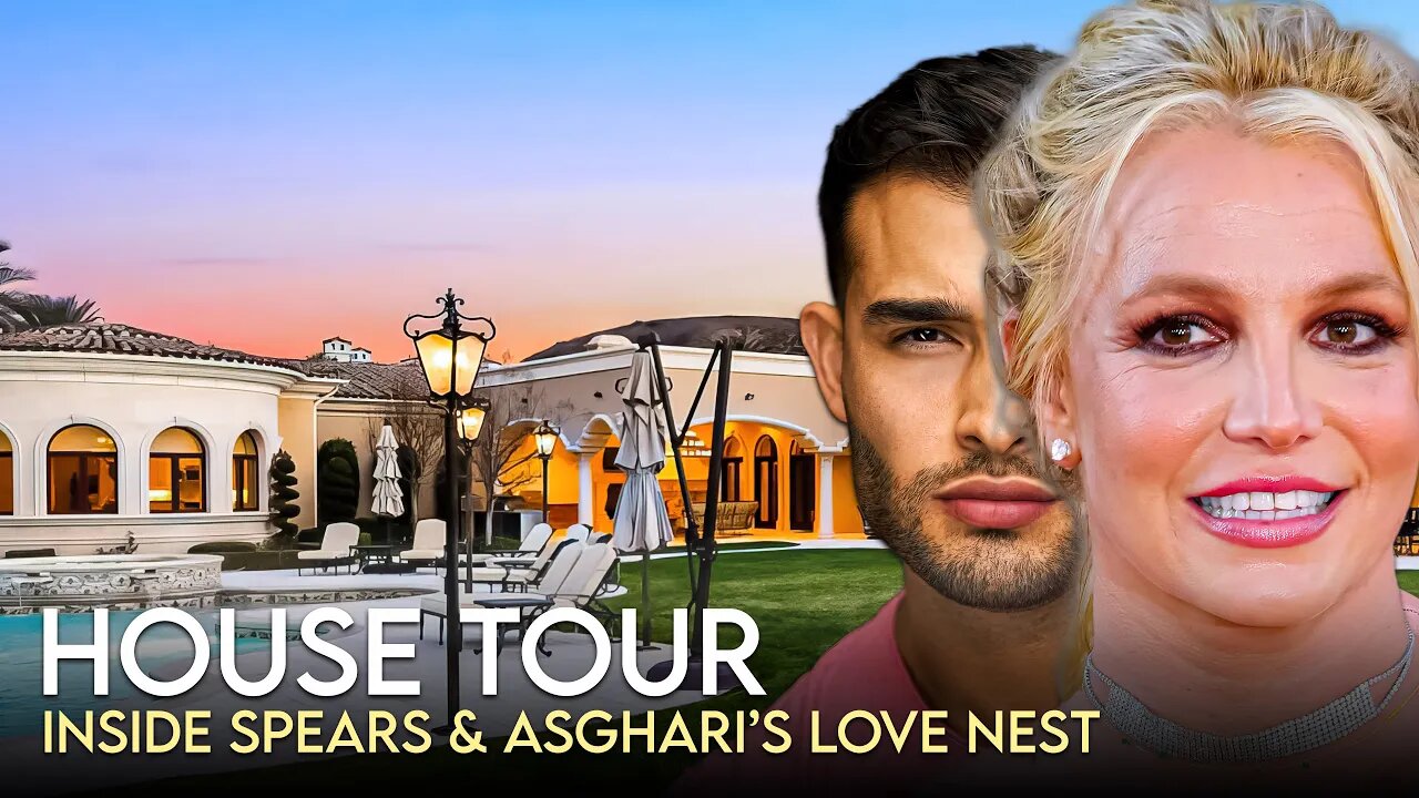 Britney Spears & Sam Asghari | House Tour | $12 Million Calabasas Mansion & More