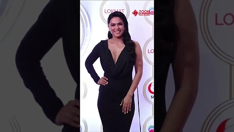 Madhurima Tuli at Lokmat Most Stylish Awards 2023 😍🔥 #shorts