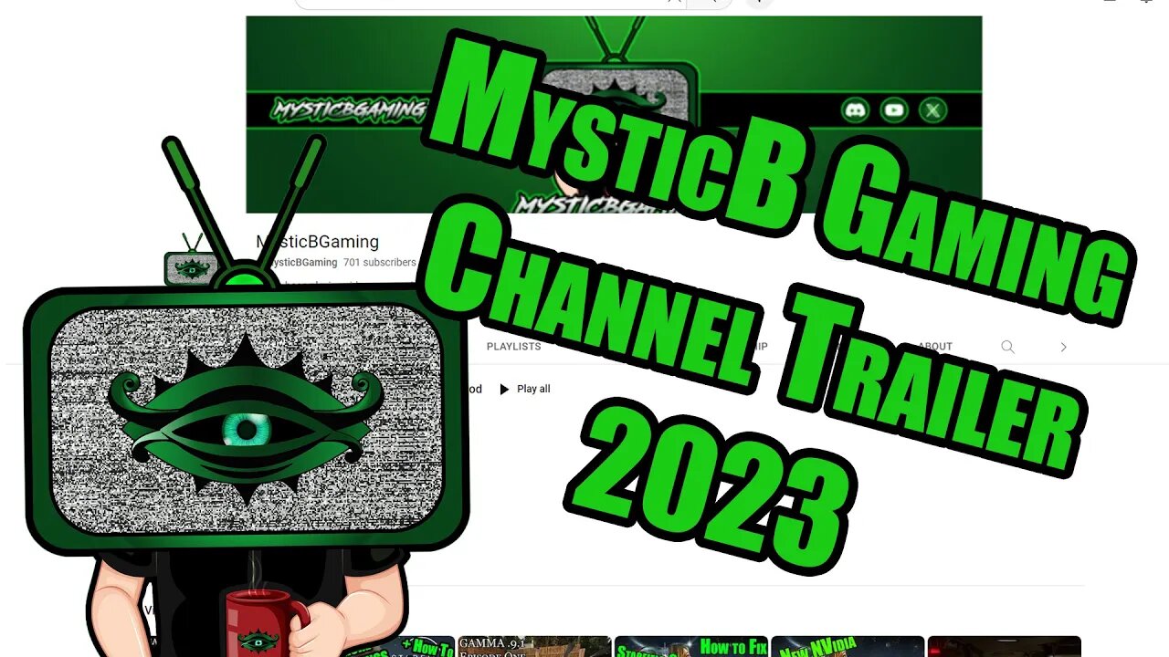 MysticBGaming Channel Trailer for 2023