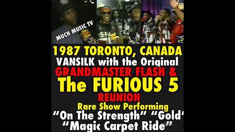 NIMH Ep #817 The Original Grandmaster Flash & The Furious 5 (1987) Reunion #Rare Performance..