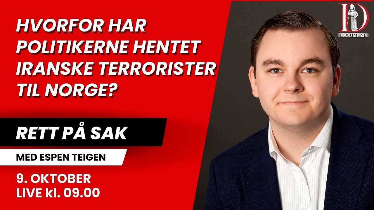 Hvorfor har politikerne hentet iranske terrorister til Norge? | Rett på sak 9. oktober 2024