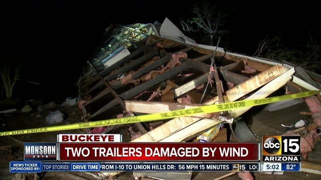 Buckeye residents deal with major damage after monsoon storms