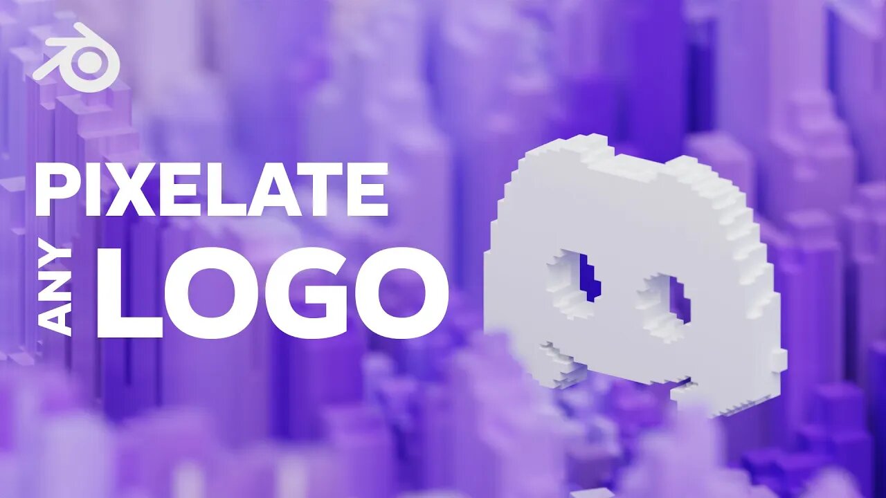 PIXELATE any LOGO in 3D!