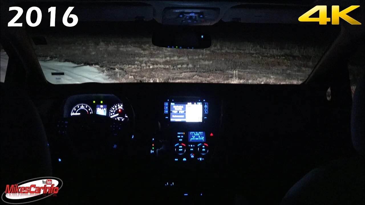 AT NIGHT: 2016 Toyota Sienna Limited Premium - Interior and Exterior in 4K