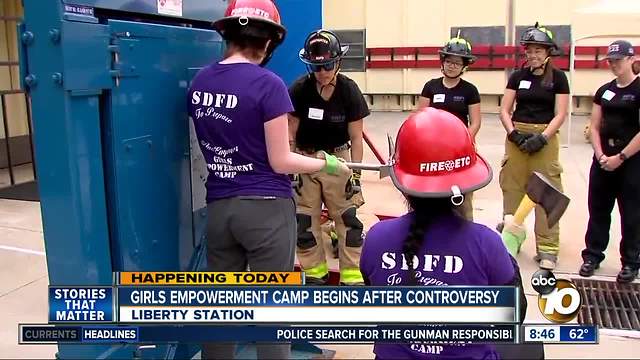 SDFD hosts Girls Empowerment Camp