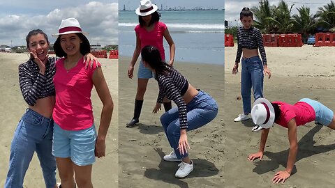 Doing Anita's Step with my Friend Gabriela😱👇🏻