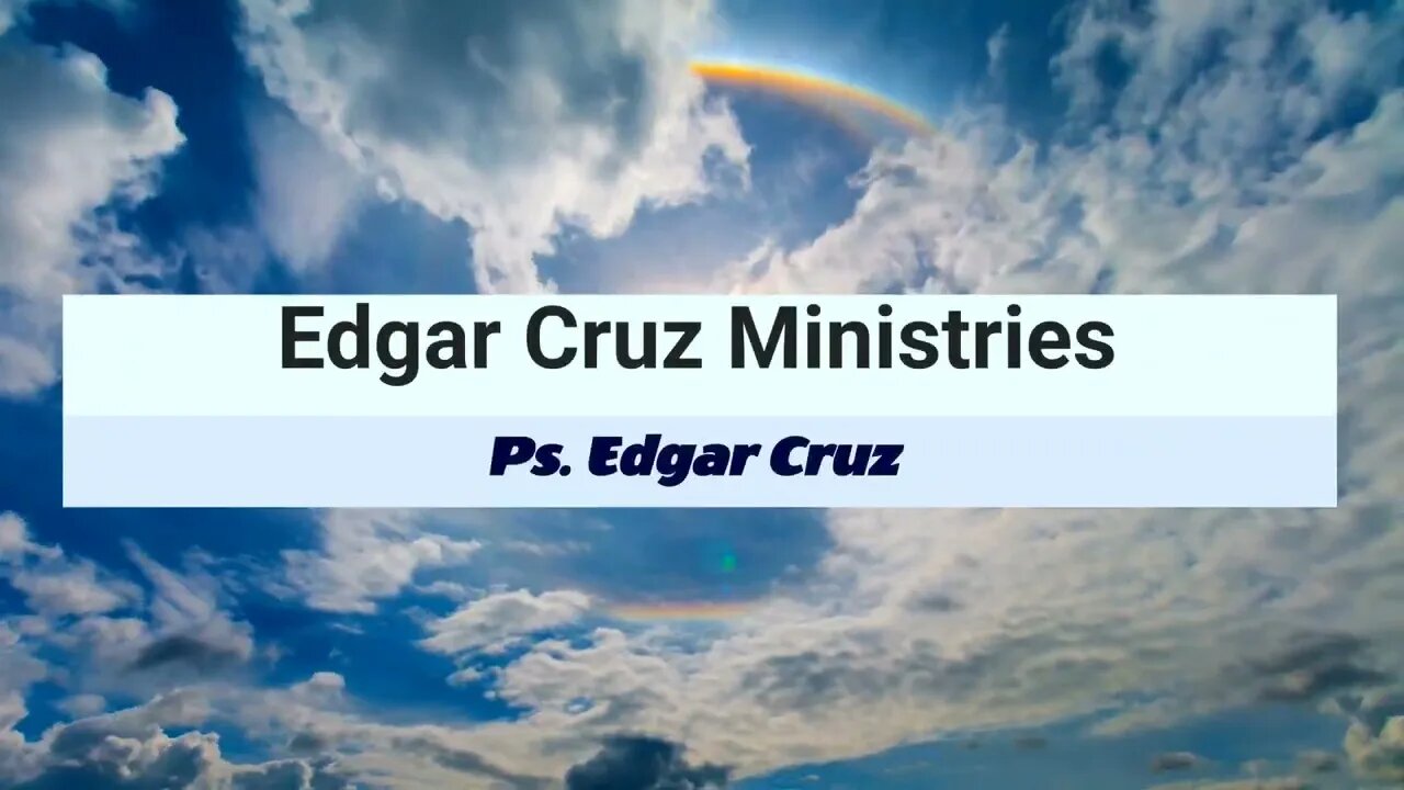 ¿CÓMO LLEGAR A SER SALVO? - EDGAR CRUZ MINISTRIES