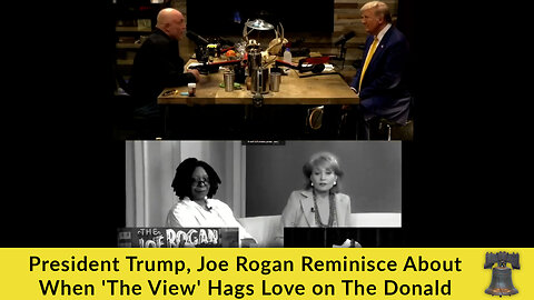 President Trump, Joe Rogan Reminisce About When 'The View' Hags Love on The Donald