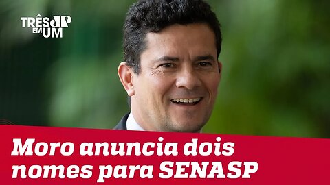 Sergio Moro anuncia dois nomes para a Secretaria Nacional de Segurança Pública