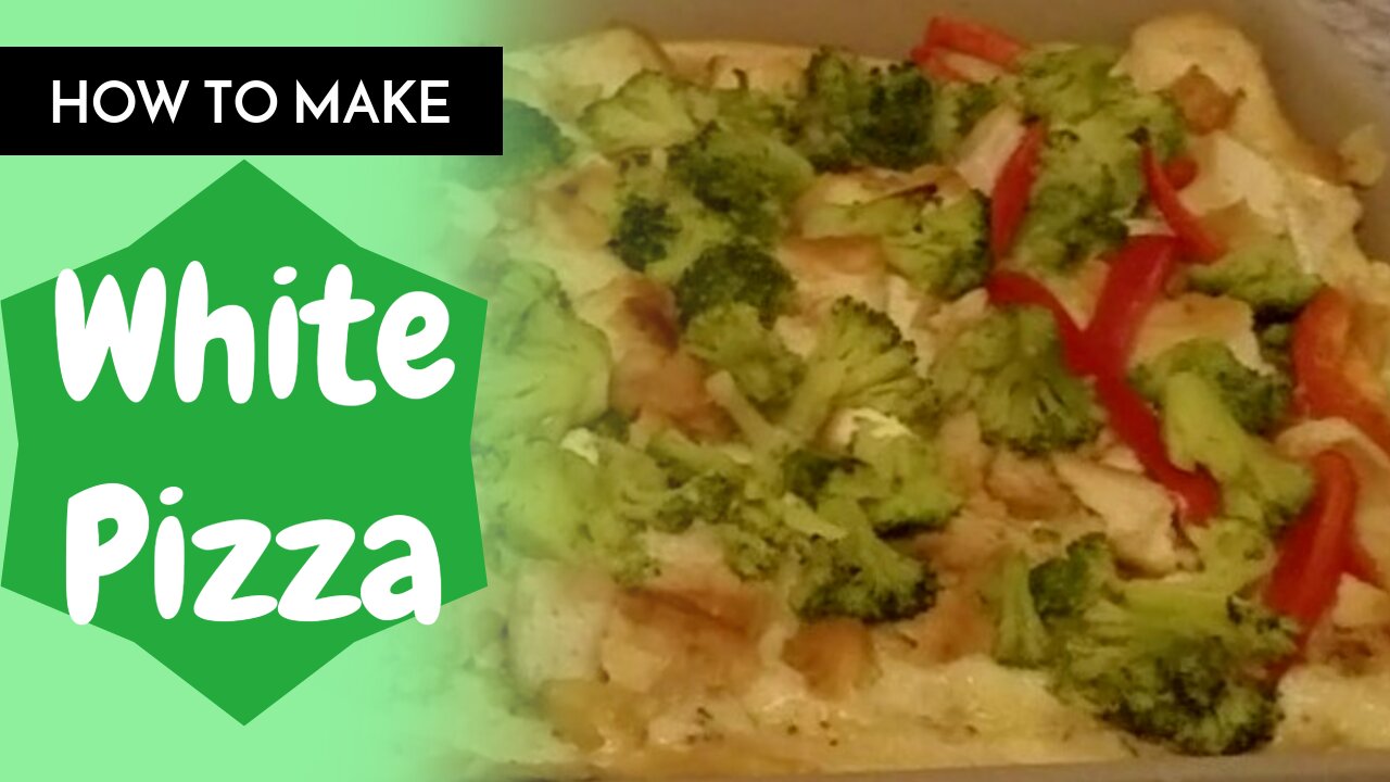 How To Make Worlds Best White Pizza/ Rebecca's Kitchen