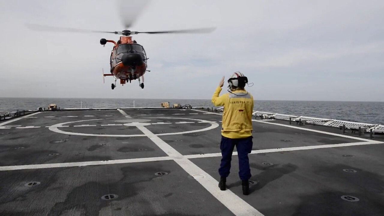 USCGC Hamilton (WMSL 753) celebrates Women's History Month