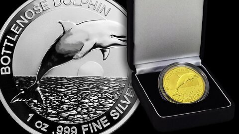 2019 Bottlenose Dolphin Gold & Silver Coins