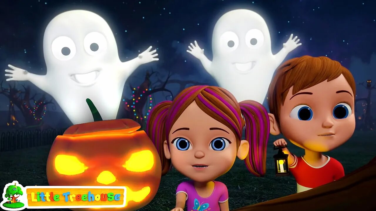 It's Halloween Night | Scary Nursery Rhymes | Halloween Songs | Spooky Cartoon Videos for Kids