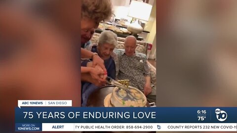 San Diego couple shares 75 years of enduring love