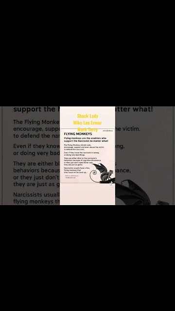 The Shack Lady is horny flying monkey who supports illegal copyright abuse. #narcissistrelationship