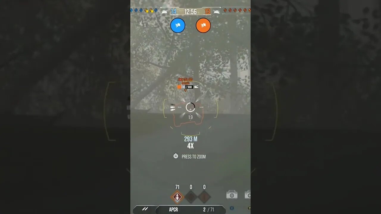 World of Tanks: finished off the kill. I think one of my shots bounced off him too