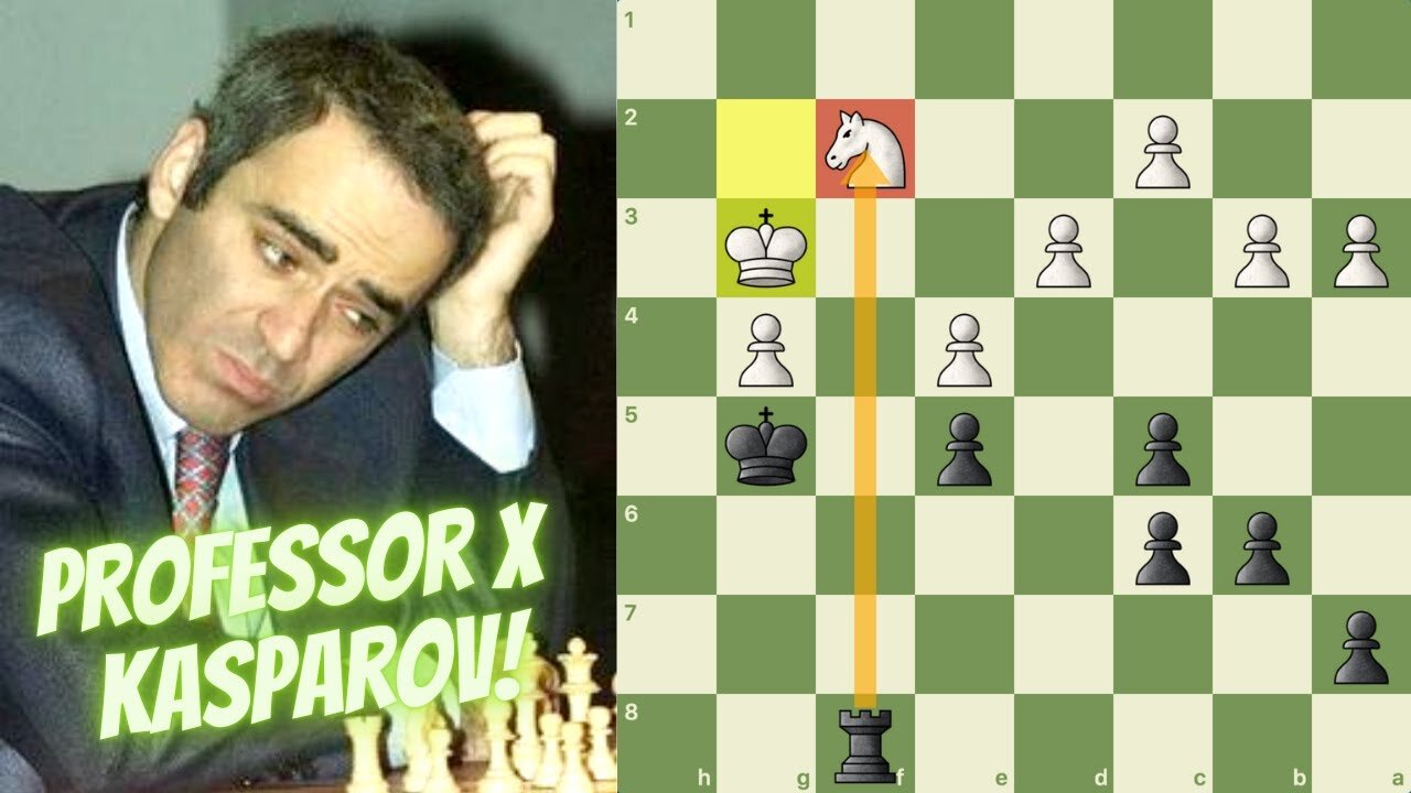 O Professor Enfrenta o Campeão Mundial! Garry Kasparov x Juan Carlos De Las Heras, 1992