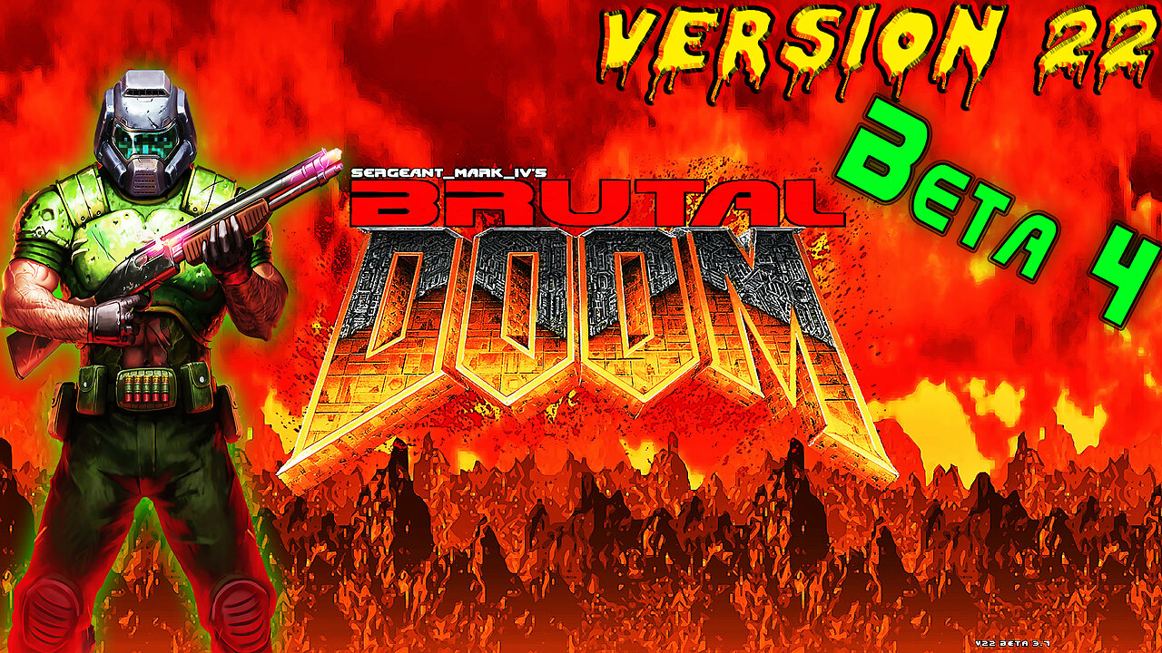 2024 [GzDoom] 🩸 Brutal Doom New Version 22 ( Beta 4 ) 🩸 Doom II 💥 Maps ...