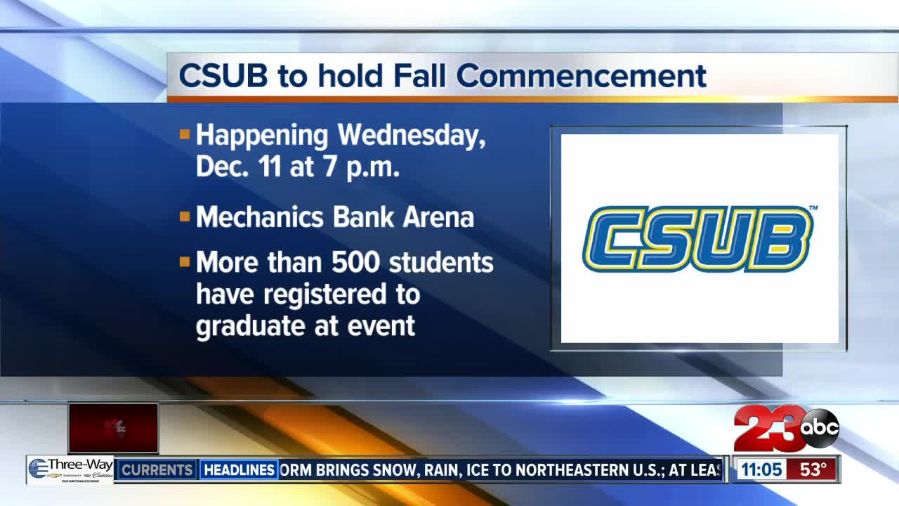 CSUB to hold fall commencement