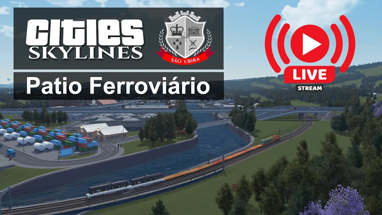 Cities: Skylines - Pátio ferroviário