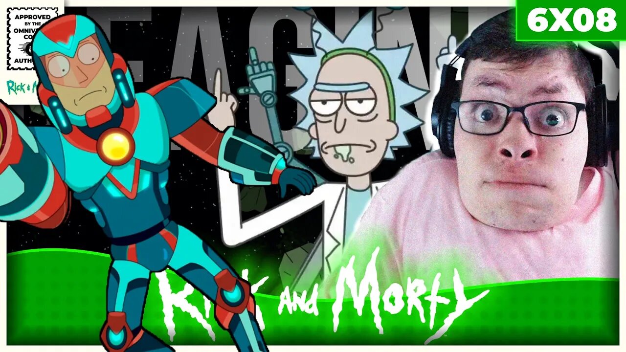 O JERRY MAIS PODEROSO ?! - React Rick & Morty 6x08