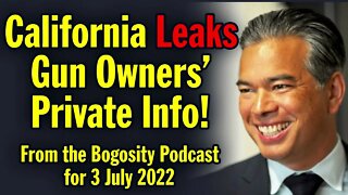 California LEAKS Gun Owners’ Private Info!