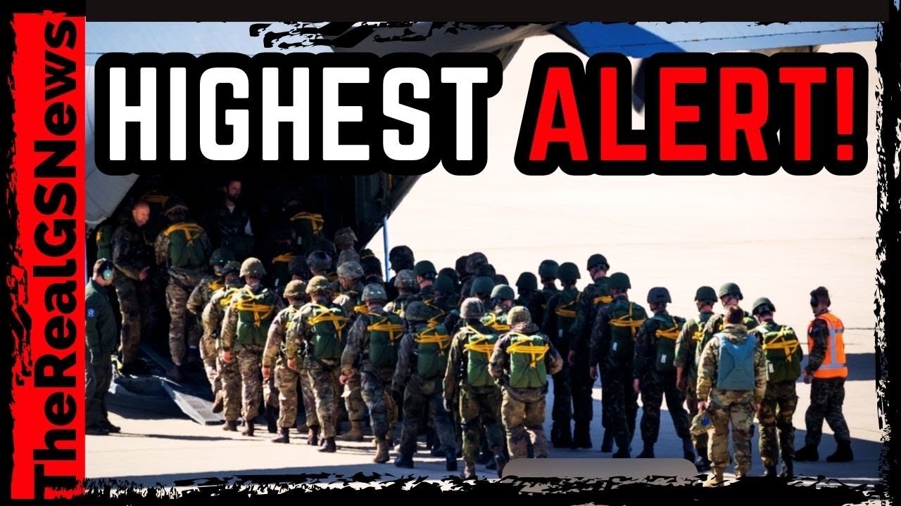 RED ALERT!! ⚠️ SOMETHING BIG GOING ON IN ALASKA!!! MILITARY EQUIPMENT & SOLDIERS DEPLOYED!