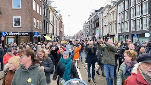 Massive Amsterdam Protest