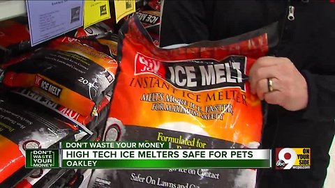High tech ice melters safe for pets
