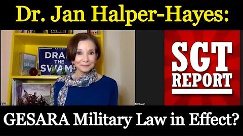 Dr. Jan Halper-Hayes HUGE intel- GESARA Military Law in Effect.