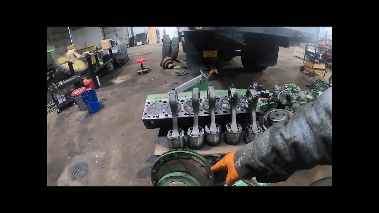 Crankshaft runout.