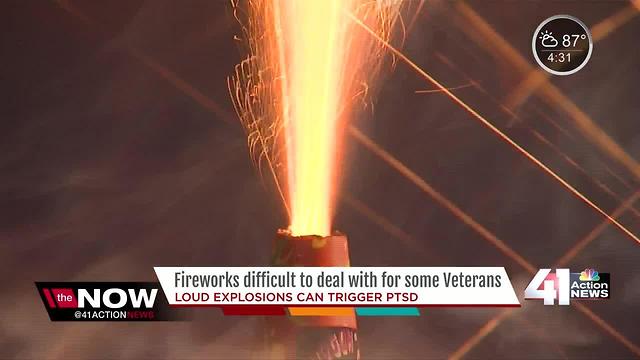 Independence Day fireworks can ignite painful memories for veterans