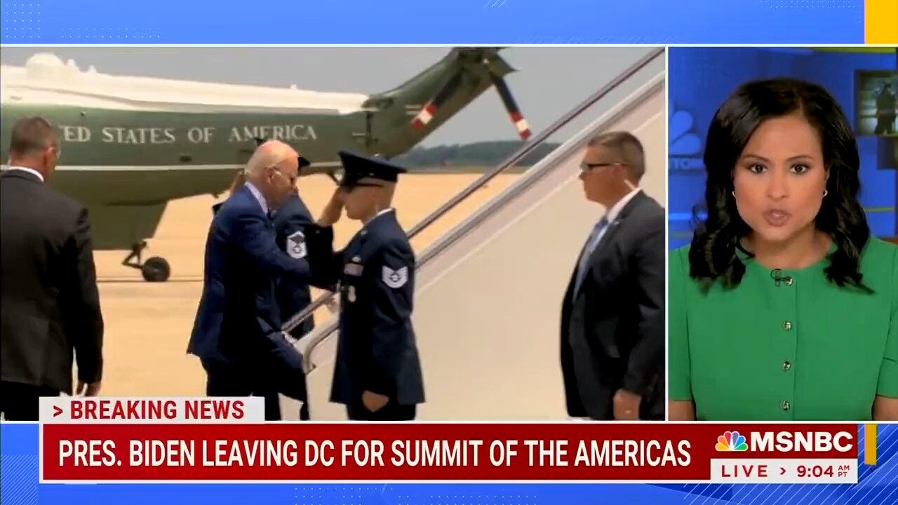 Biden stumbles (AGAIN) going upstairs