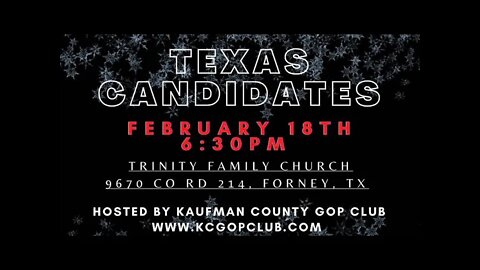 Texas State Candidates w/ Allen West