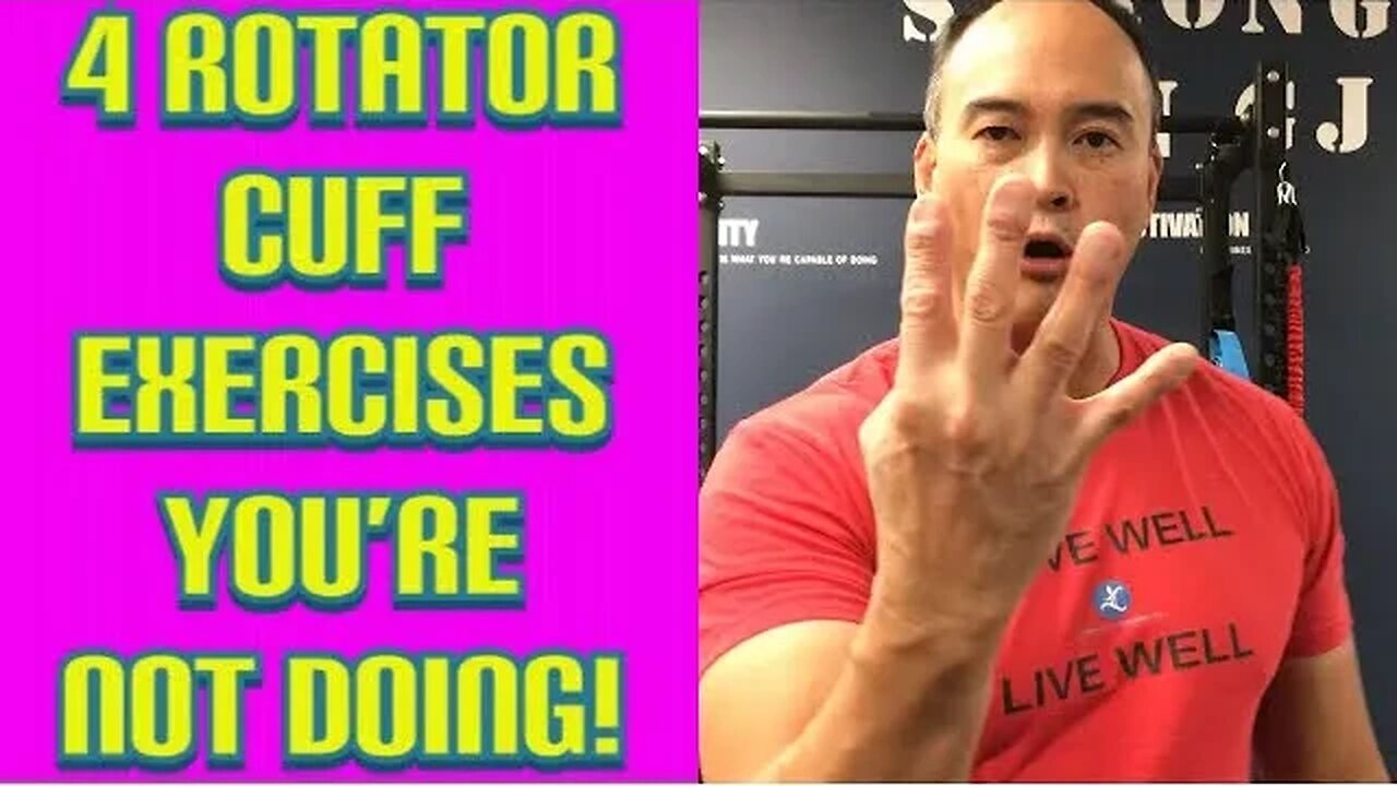 4 BEST Rotator Cuff Exercises You’re Not Doing! | Dr Wil & Dr K