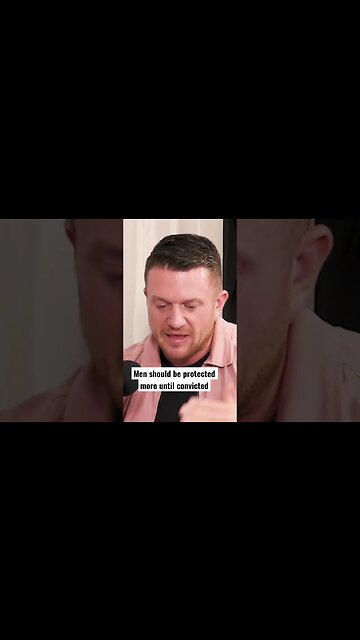 Tommy Robinson says men should be protected more