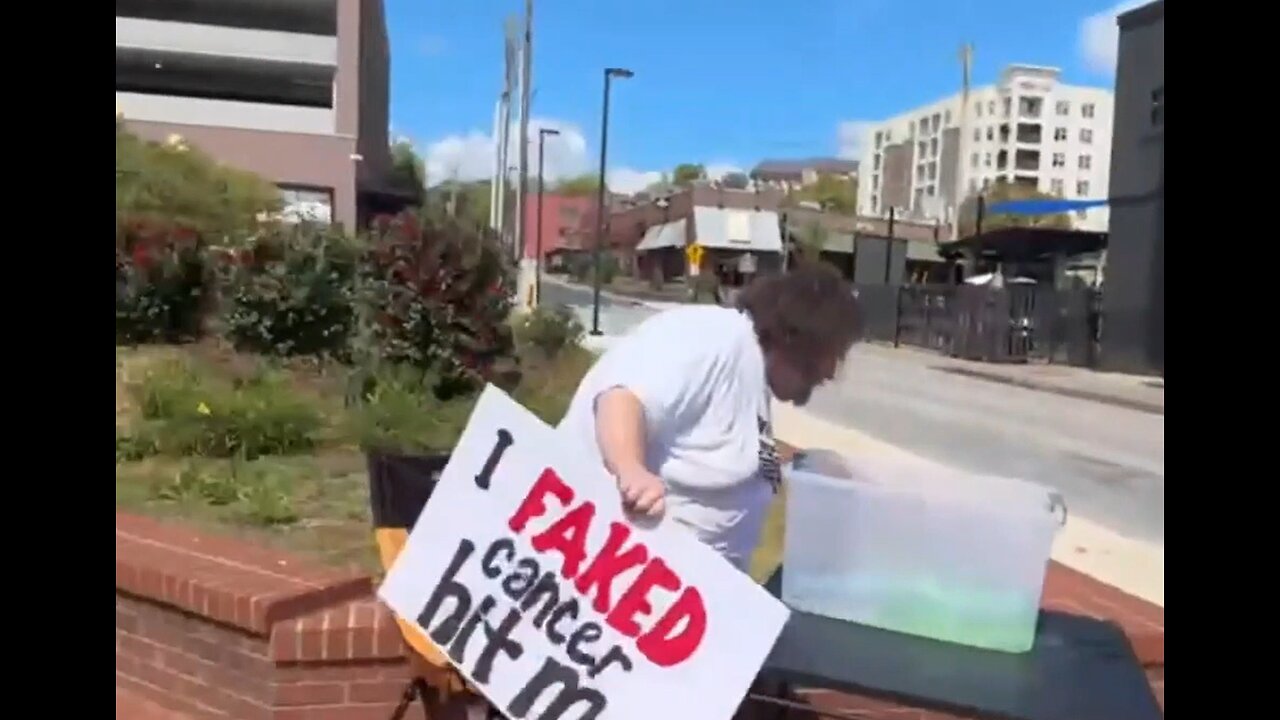 IP2 Stories - Boogie2988 Gets a Public Humiliation! Holds up Fake Cancer Sign Water Ballons Thrown