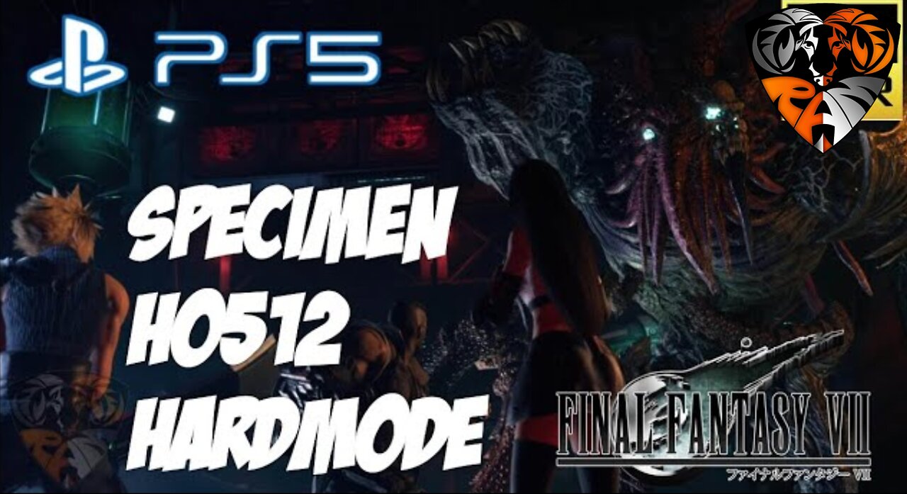 First Time Defeating SPECIMEN H0512 in HARDMODE Final Fantasy 7 Remake