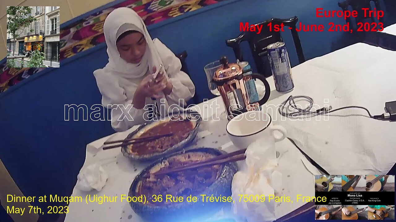 May 7, 2023, 32h Dinner at Muqam; a Uighur Restaurant