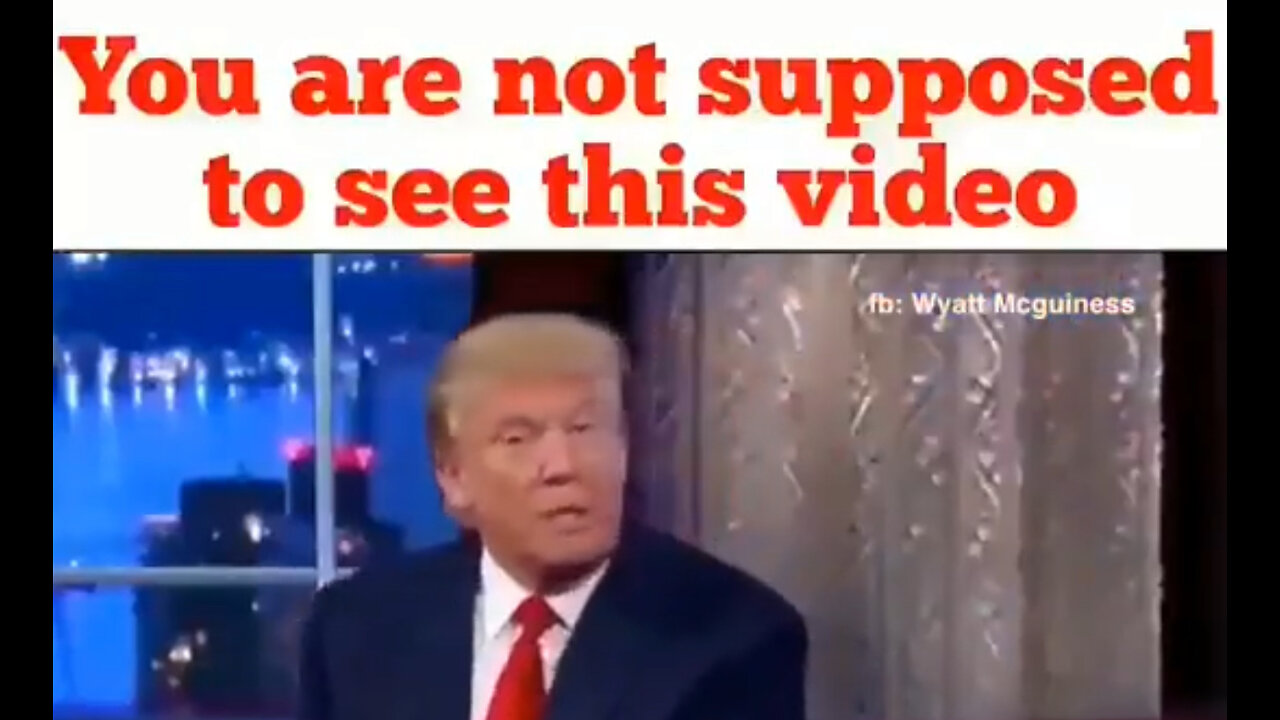 🚨You are not Supposed to see this video! CBS Deleted this Trump episode from their site