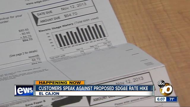 San Diego Gas and Electric requests major rate hike