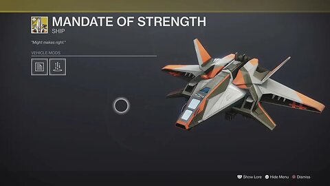 Destiny 2 - Mandate of Strength - Master Duality Triumph Reward (Master Thoughtstealer)