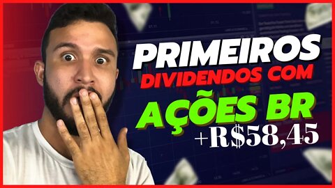 Recebi meus primeiros DIVIDENDOS de AÇÕES BR (R$58,45) Essas são as melhores EMPRESAS?