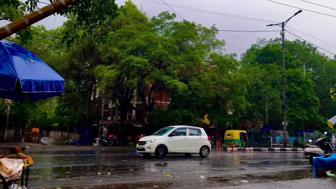 it's June start ☔🏖️ #June #mansoon #rain #rainbow